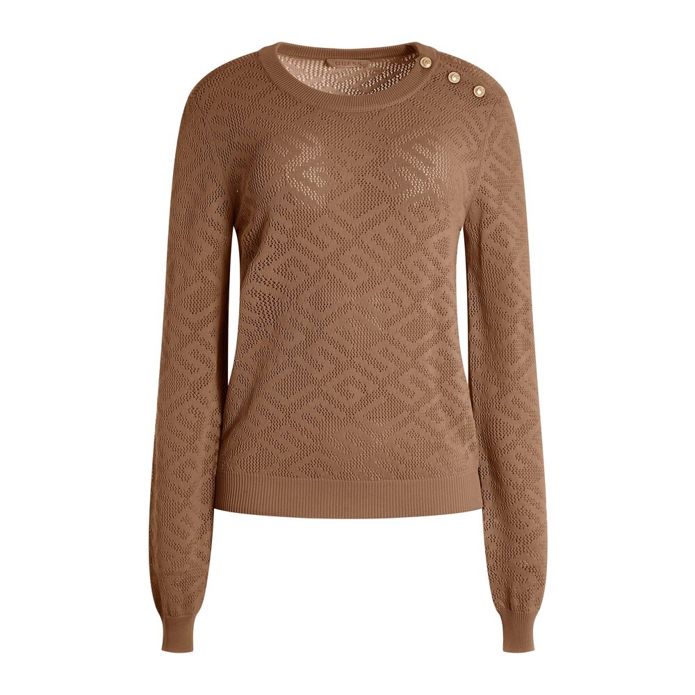 

Толстовка Guess Logo G Paula, бежевый