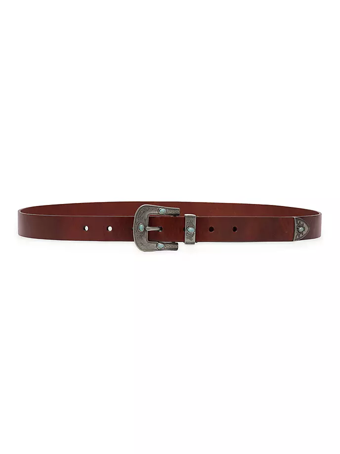 

Ремень из телячьей кожи с подтяжками Brunello Cucinelli, цвет leather
