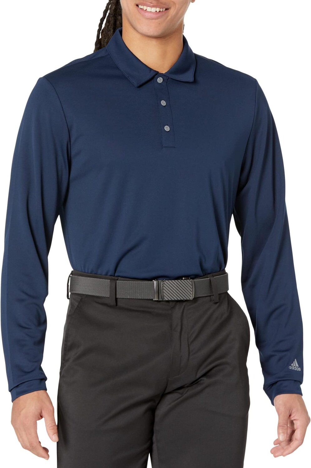 

Поло с длинными рукавами UPF adidas, цвет Collegiate Navy