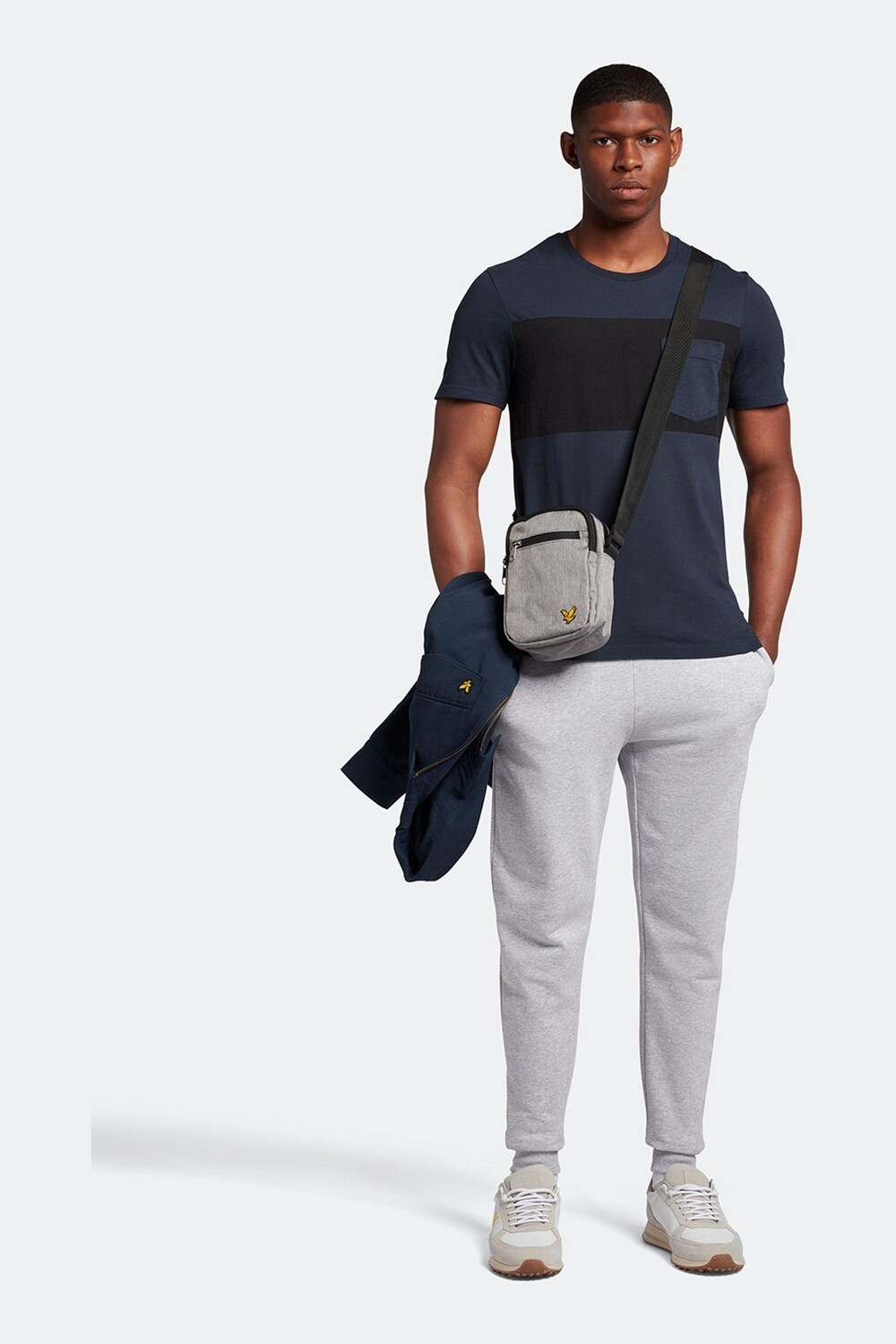 

Серый облегающий свитшот Lyle & Scott, серый