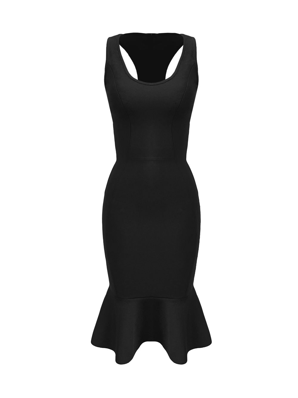 

Бандажное платье миди Taina Racerback Dress The Population, черный