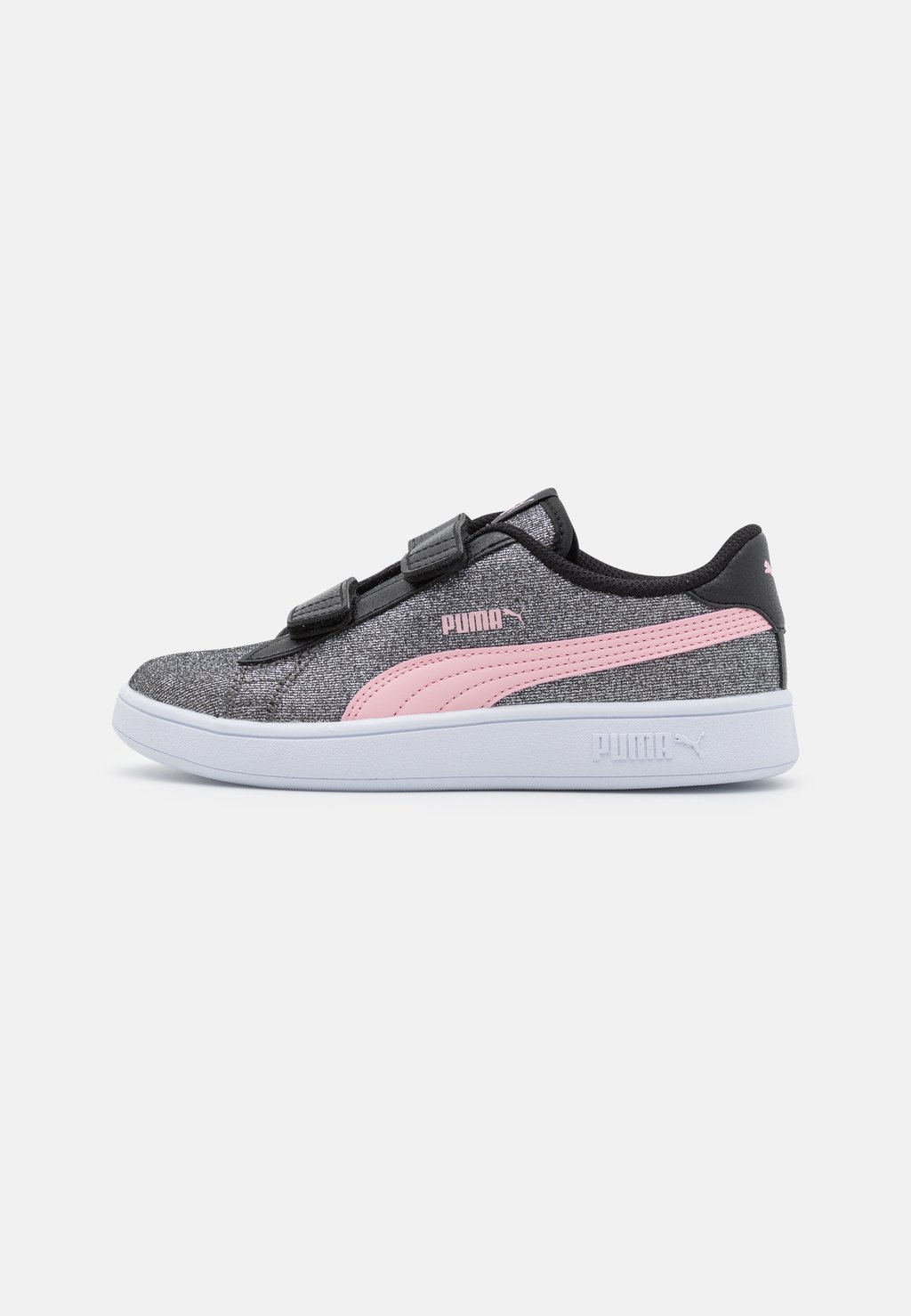 

Низкие кеды Smash Glitz Glam Puma, цвет black/pink