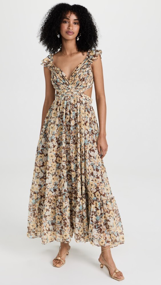 

Платье ASTR the Label Primrose, коричневый