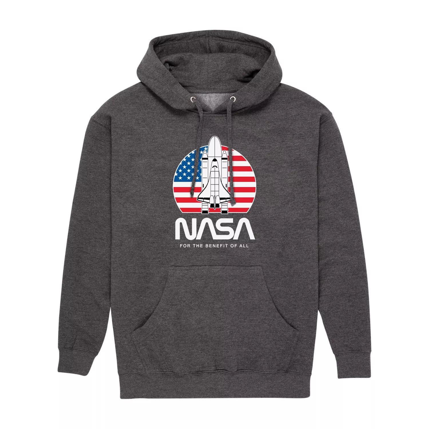 

Мужская толстовка с капюшоном NASA и флагом США Benefit Of All Licensed Character