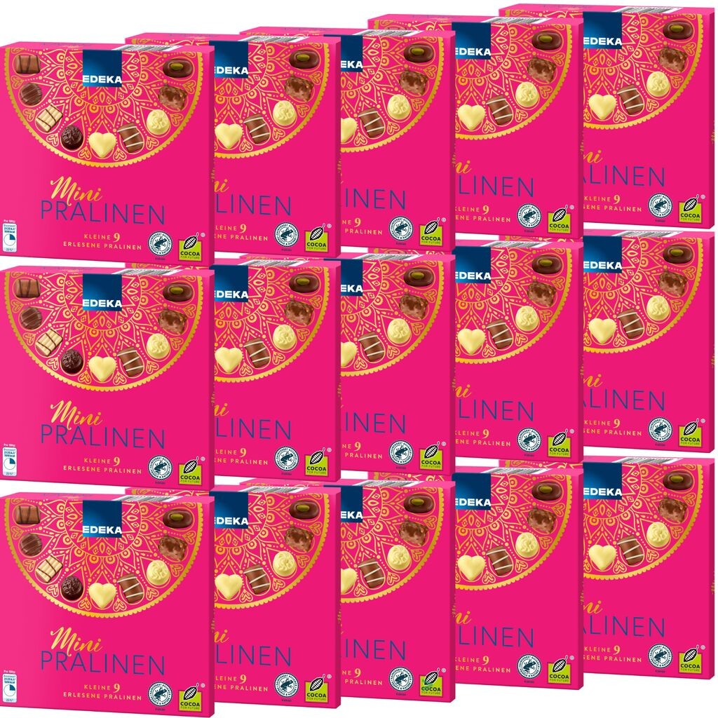 

EDEKA Mini Favorite Pieces Смесь пралине, ПУ (упаковка 15x100 г)