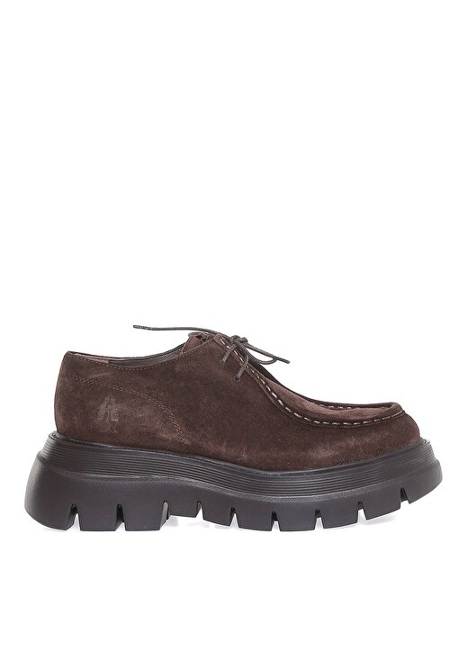 

Замшевые коричневые женские туфли на плоской подошве Hush Puppies