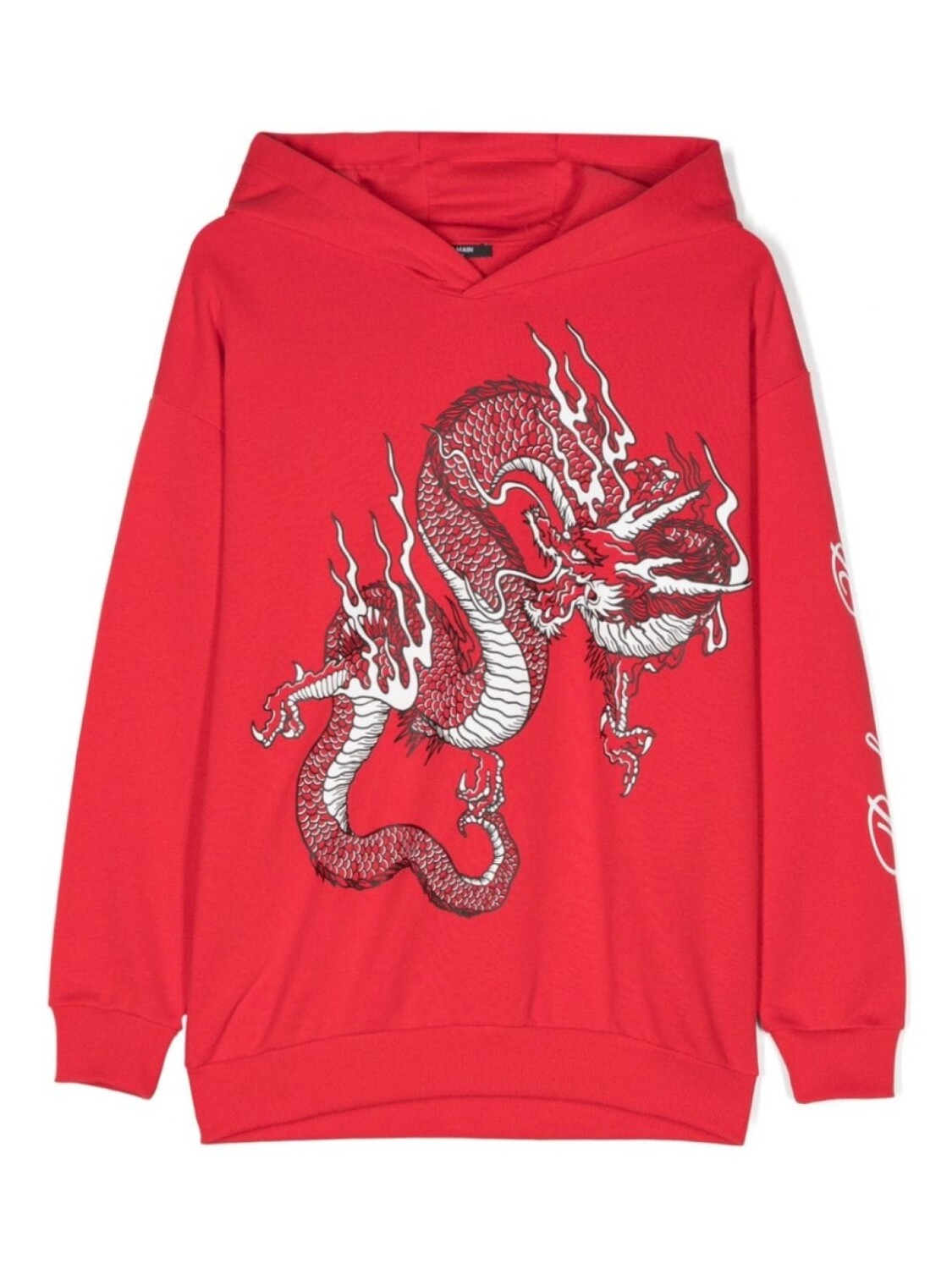 

Balmain Kids худи с принтом 3D Dragon, красный
