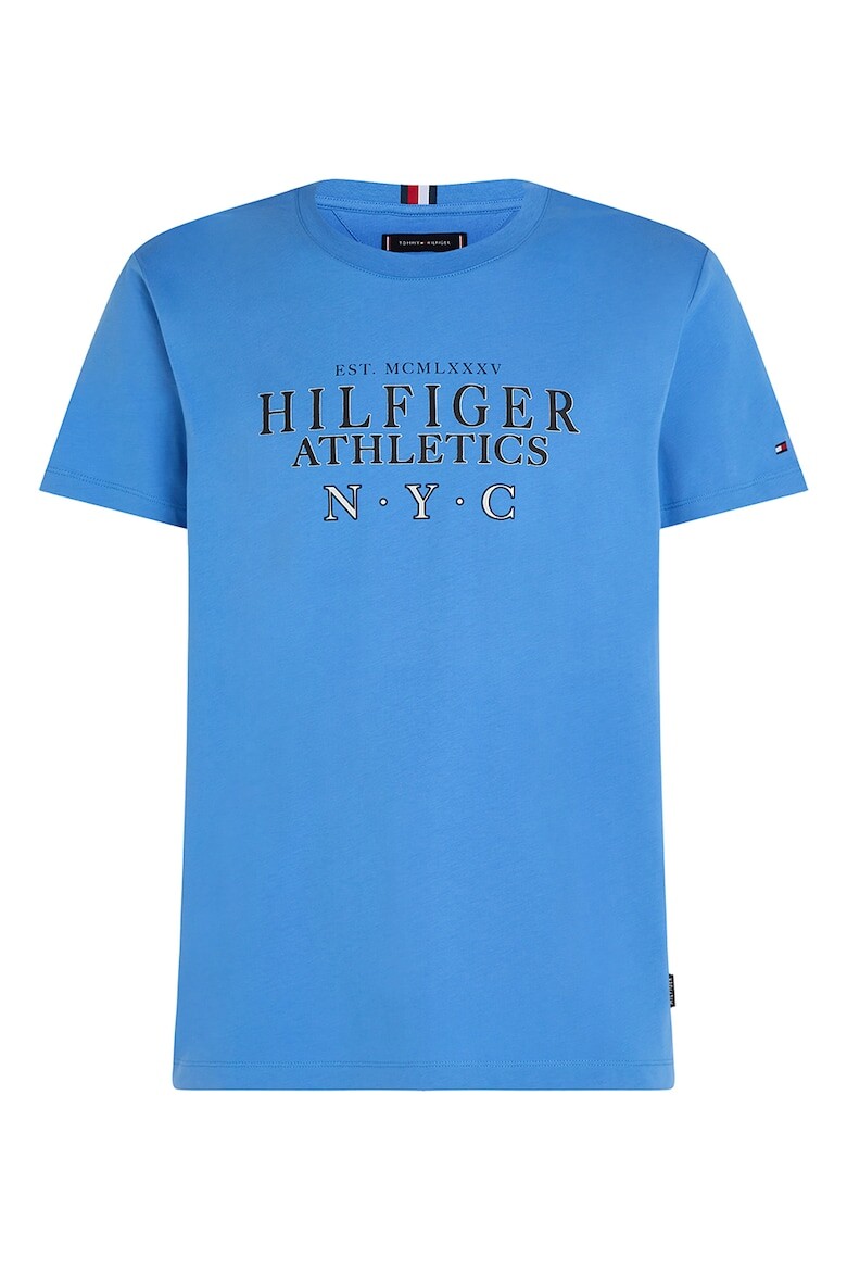 

Хлопковая футболка с логотипом Tommy Hilfiger, синий