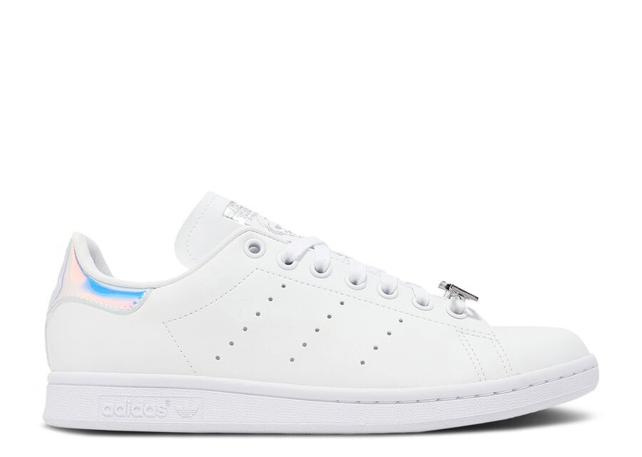 

Кроссовки adidas Stan Smith J, цвет White Silver Iridescent