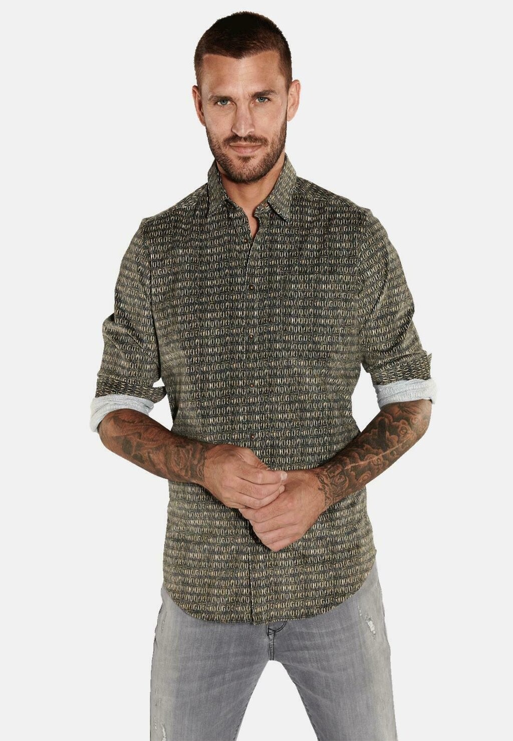 

Рубашка Emilio Adani, цвет khaki