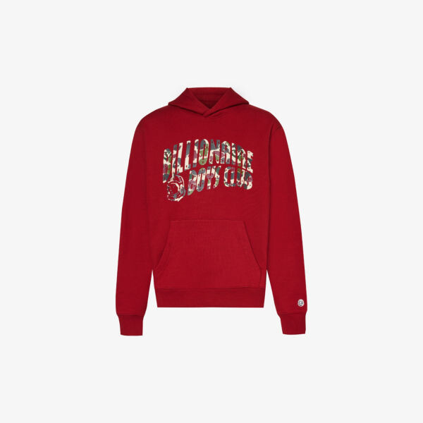 

Толстовка стандартного кроя из хлопкового джерси с графическим принтом Camo Arch Billionaire Boys Club, красный