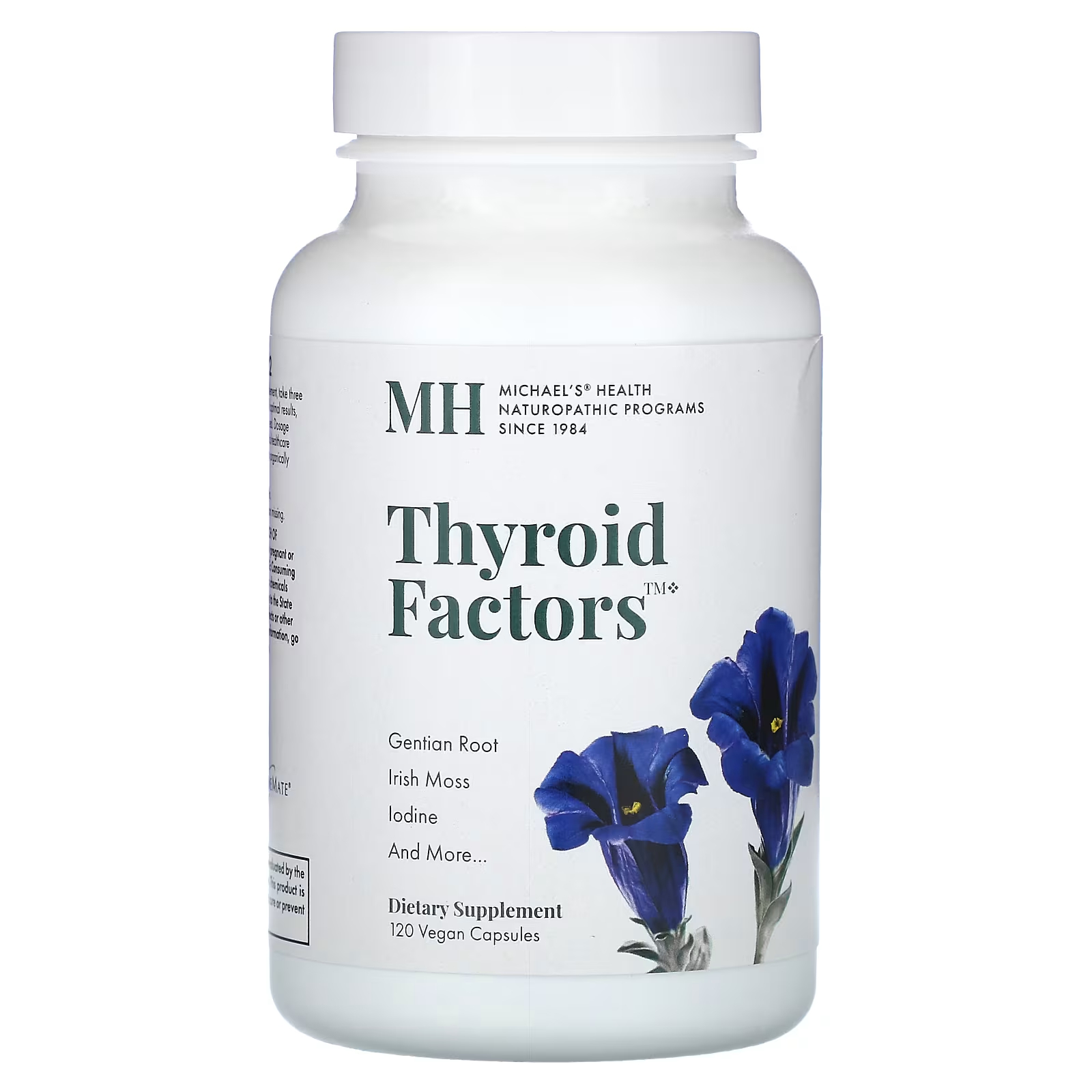 Пищевая добавка Michael's Naturopathic Thyroid Factors с йодом, 120 капсул
