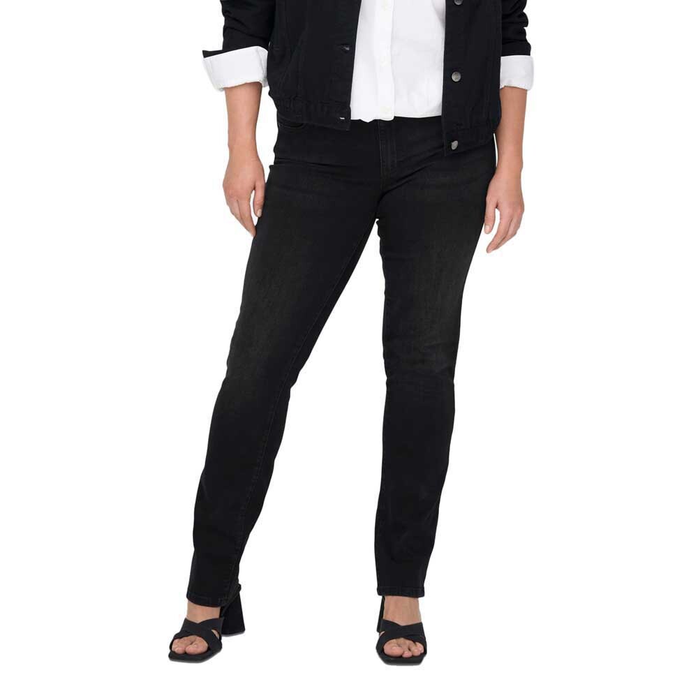 

Джинсы Only Carmakoma Alicia Straight Fit Dot568 Regular Waist, черный