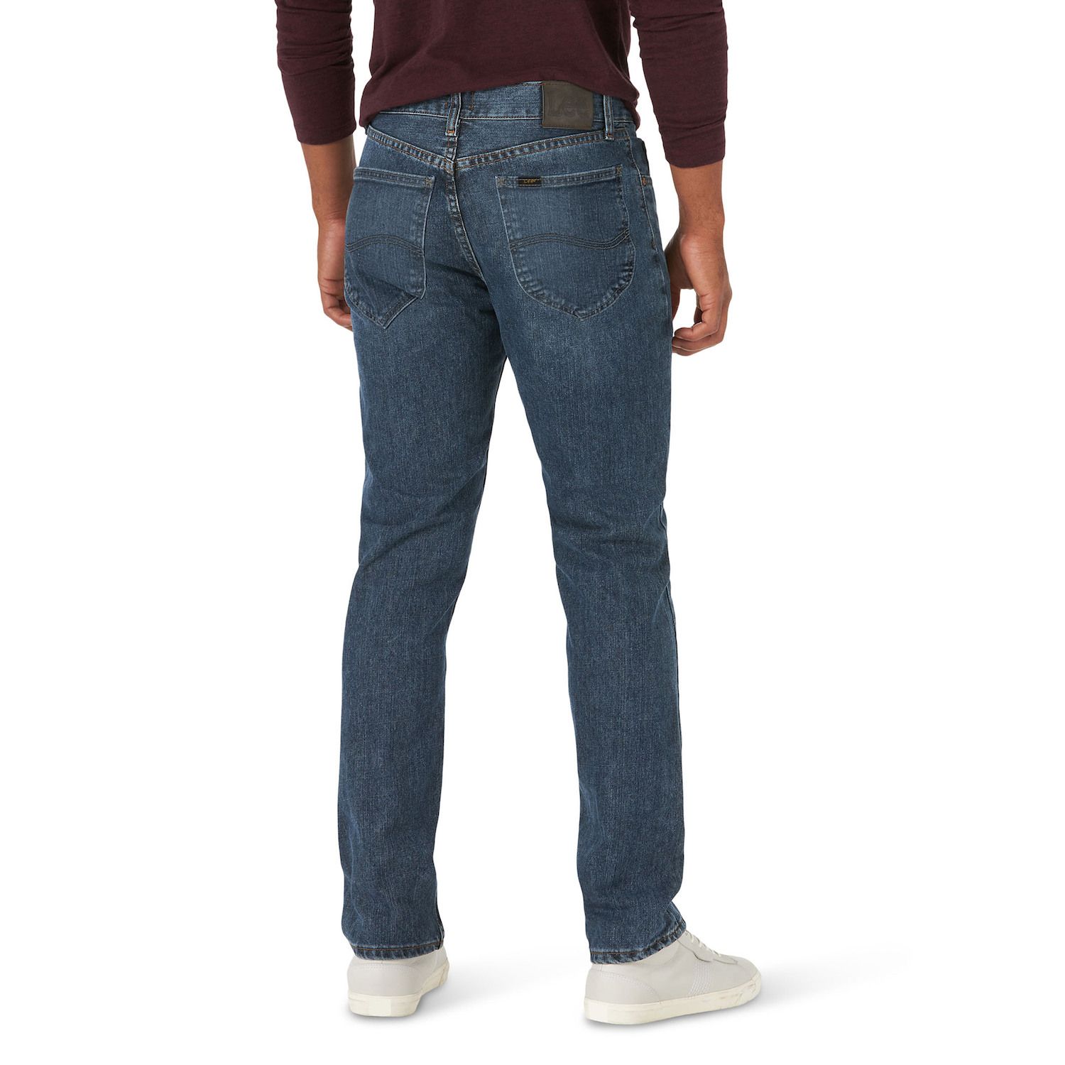 Мужские джинсы прямого кроя Lee стандартного кроя finn flare утепленные джинсы мужские прямого кроя