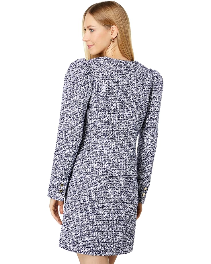 

Куртка Kate Spade New York Puff Sleeve Tweed Jacket, мульти