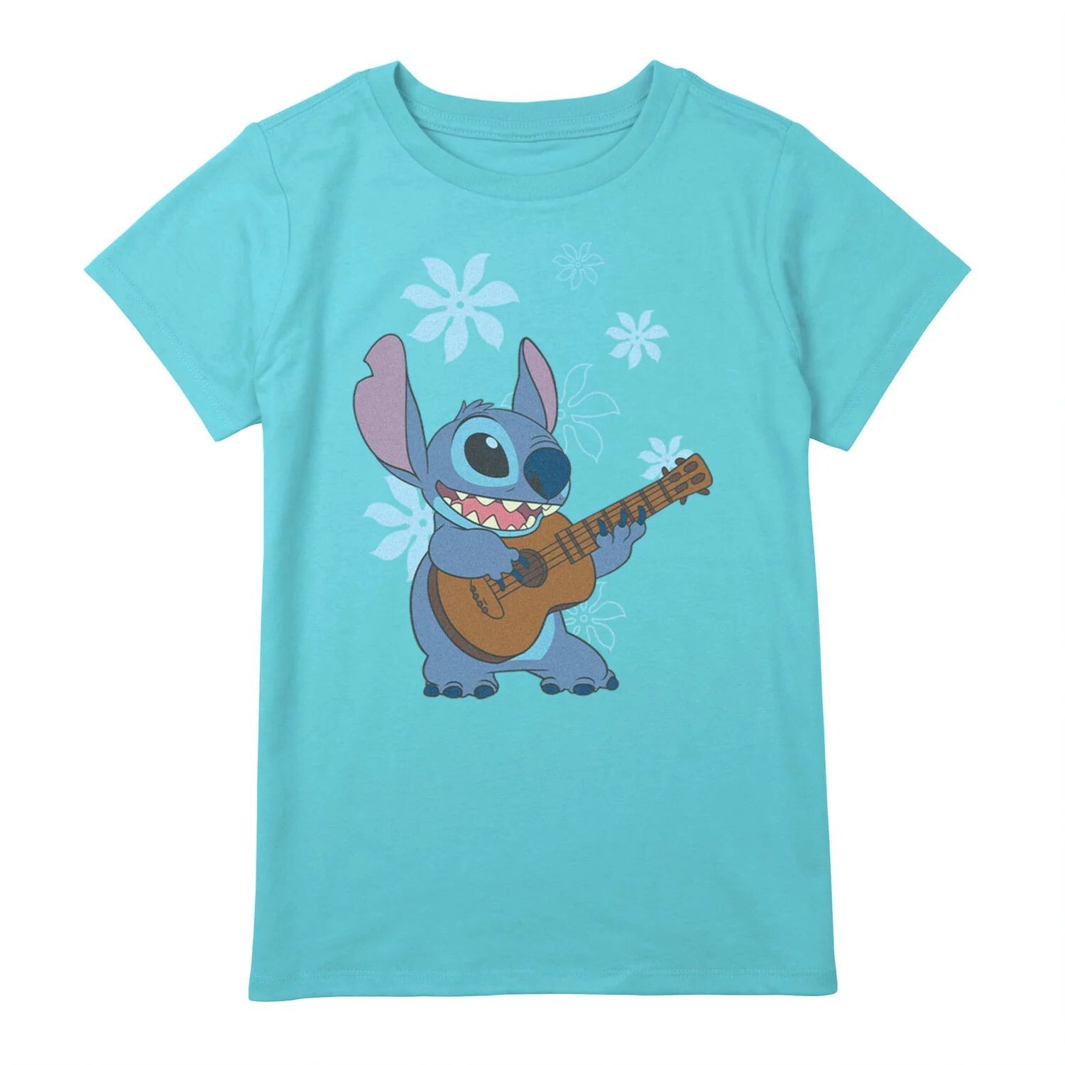 

Футболка с цветочным рисунком для девочек 7–16 лет Disney's Lilo & Stitch Licensed Character