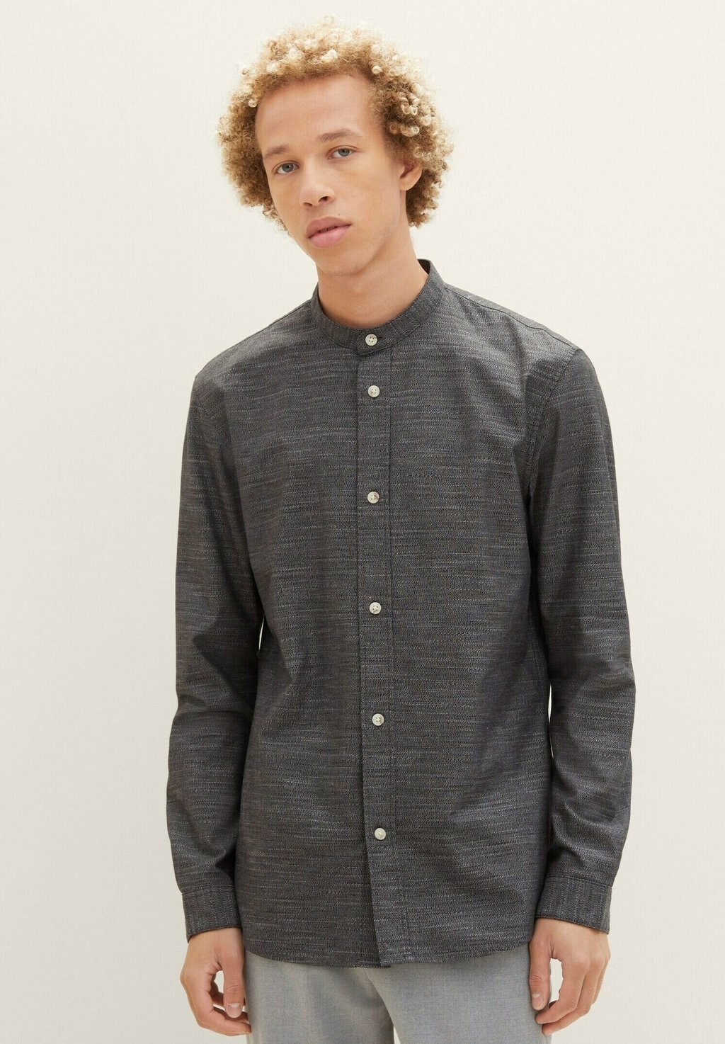 

Рубашка TOM TAILOR DENIM, цвет black base structure