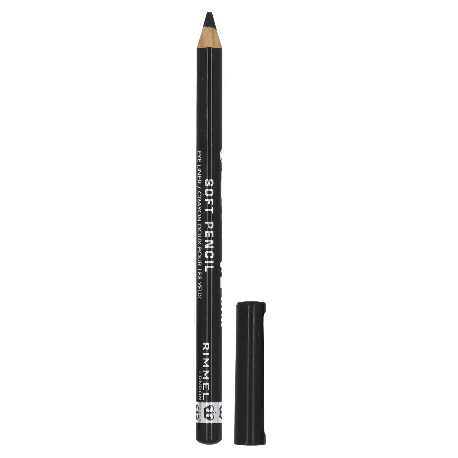 Rimmel London Soft Pencil Eyeliner 061 Jet Black, 0,04 унции (1,2 г)