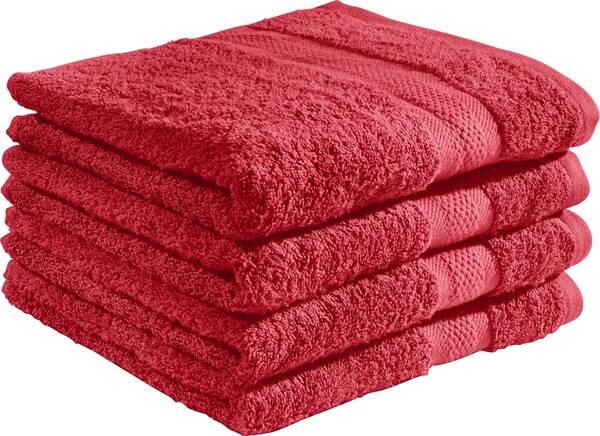 

Полотенце для душа REDBEST 4er-Pack 166394, 70x1x140 см, красный