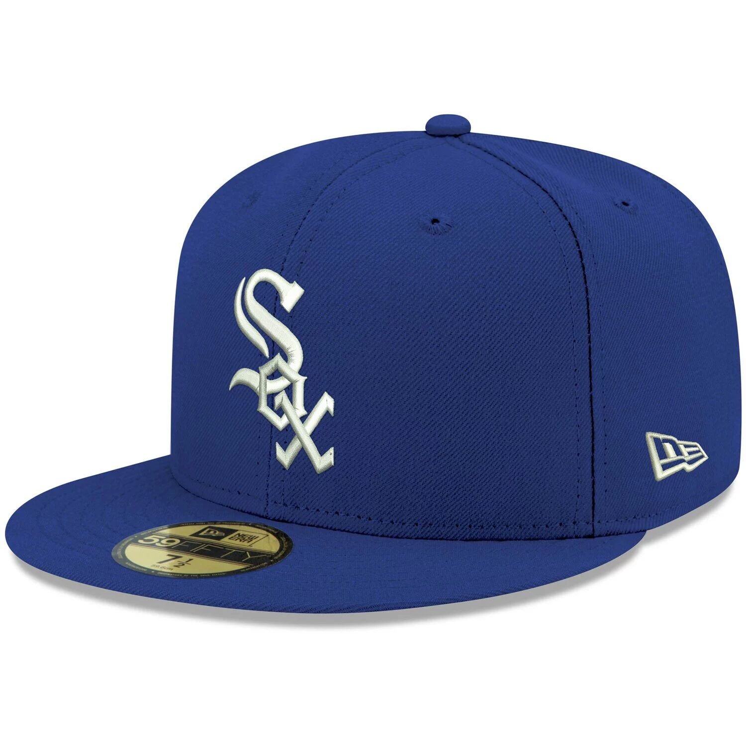 

Мужская приталенная шляпа с логотипом New Era Royal Chicago White Sox 59FIFTY