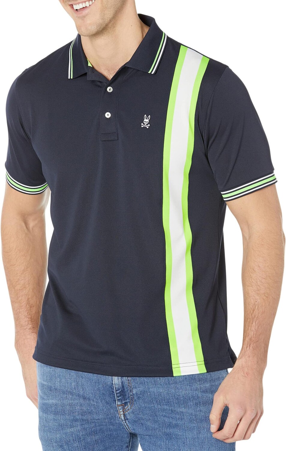 

Рубашка-поло Eddyville Sport Polo Psycho Bunny, темно-синий
