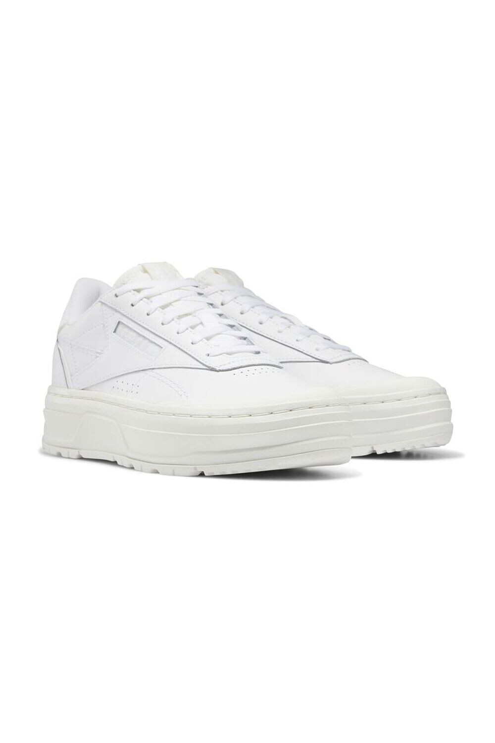

Кроссовки Reebok Club C с двойным геометрией Forever 21, белый