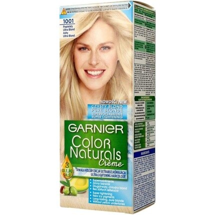 

Стойкая крем-краска для волос Color Naturals 1001 Пепельный блондин, Garnier