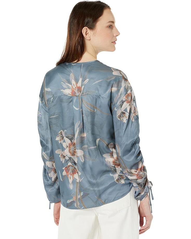 

Топ AllSaints Preslie Kuroyuri Top, синий