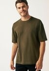 

Футболка с принтом RELAXED FIT HEAVYWEIGHT Next, зеленый