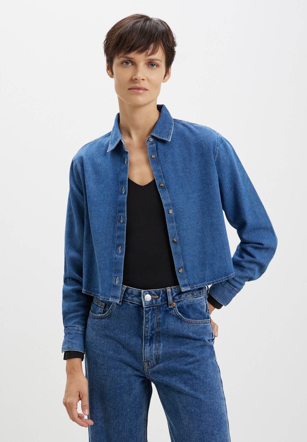 

Рубашка Crop Shirt Calliope, синий
