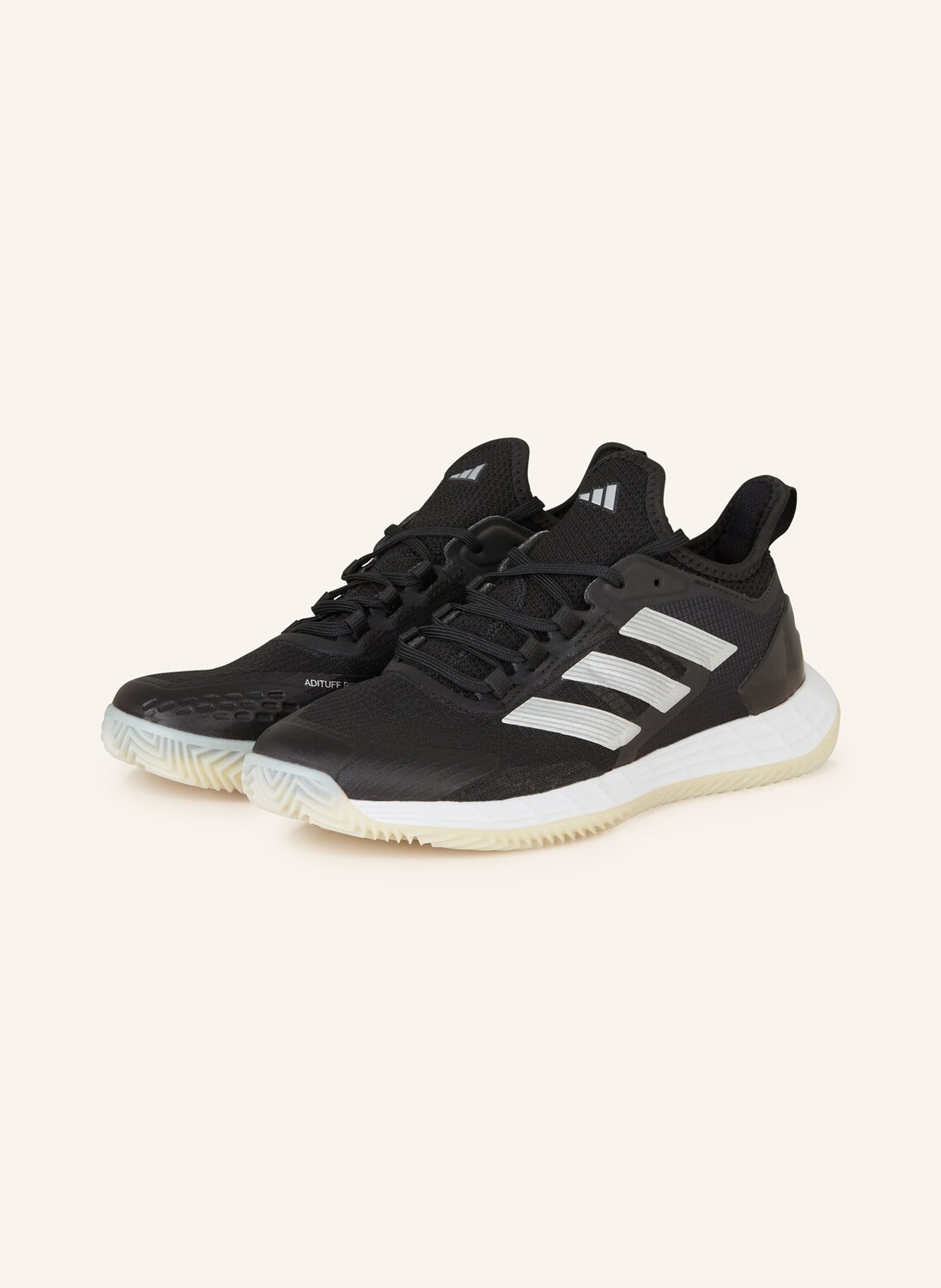 

Теннисные кроссовки adizero ubersonic 41 adidas, черный/серебряный