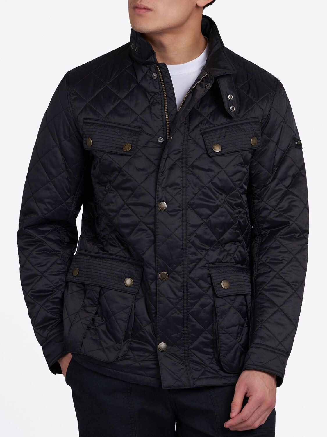 

Стеганая куртка Barbour Ariel Profile, темно-синяя, Синий