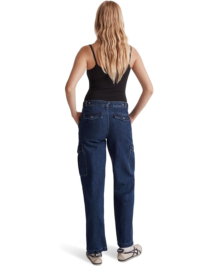 цена Джинсы Madewell Low-Slung Straight Cargo Jeans in Martindale Wash, цвет Martindale