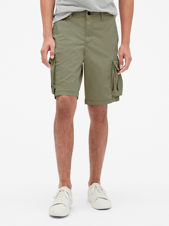 

Тканевые брюки GAP Cargoshorts, хаки