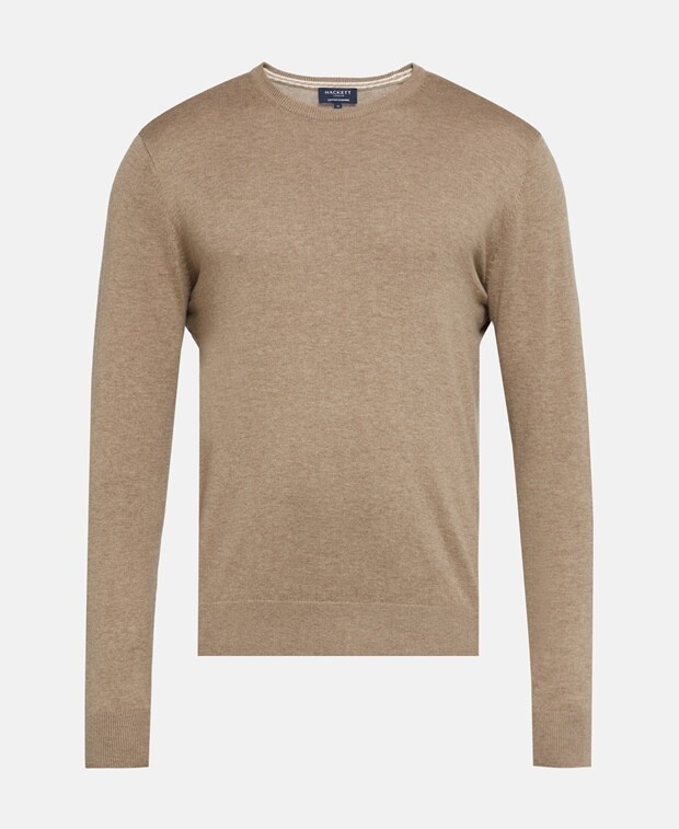 

Джемпер с длинными рукавами Hackett London, серо-коричневый