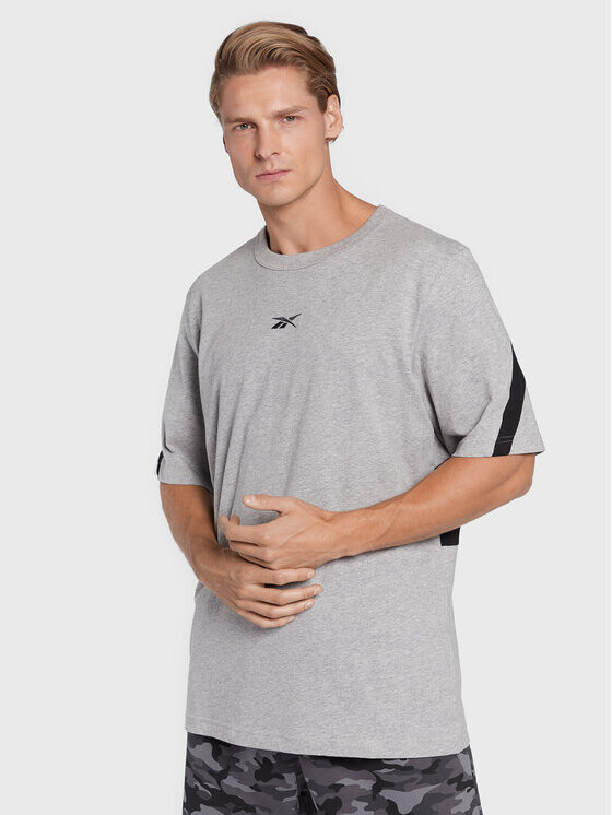 

Футболка свободного кроя Reebok, серый