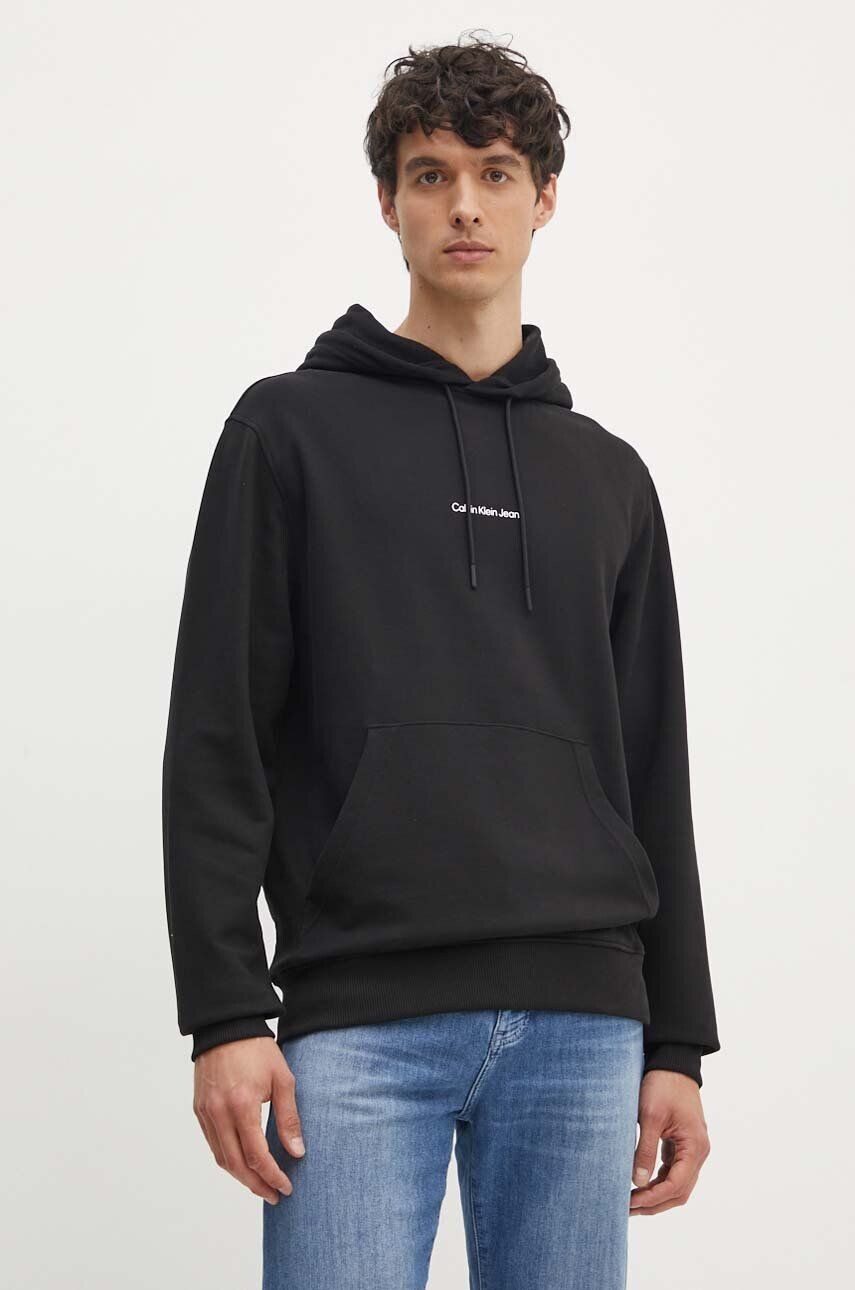 

Хлопковая толстовка Calvin Klein Jeans, черный