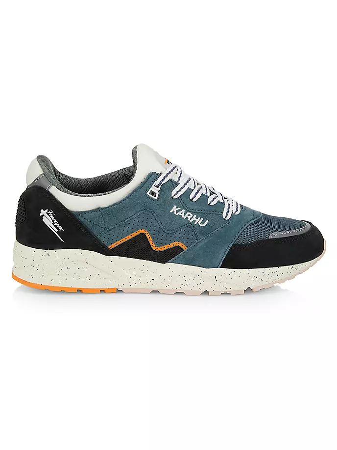 

Низкие кроссовки Aria унисекс Karhu, цвет jet black stormy weather
