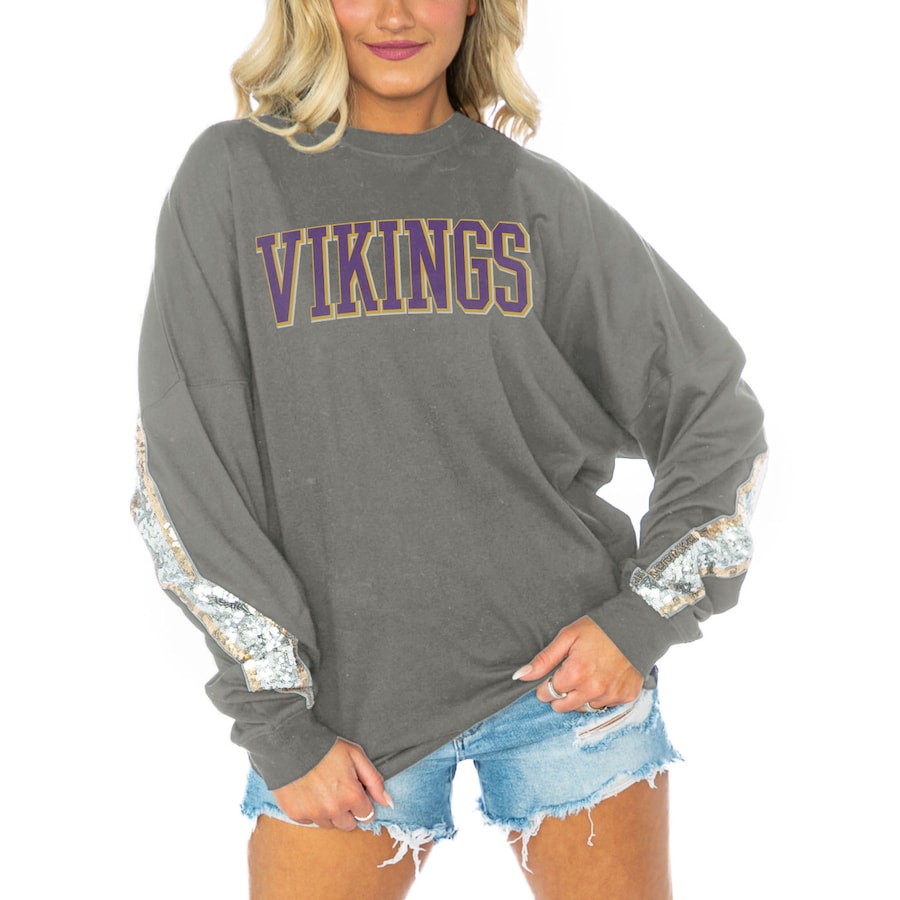 

Футболка с длинным рукавом Gameday Couture Minnesota Vikings, серый