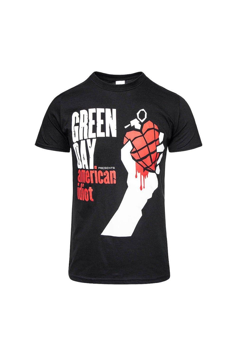 Футболка «Американский идиот» Green Day, черный футболка американский идиот green day серый