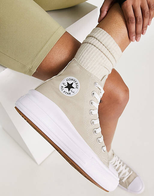 

Песочные кроссовки Converse Chuck Taylor All Star Move Hi