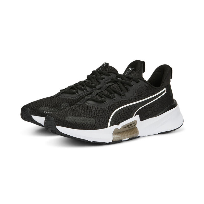

Мужские кроссовки PWRFrame TR 2 PUMA Black White Silver Metallic