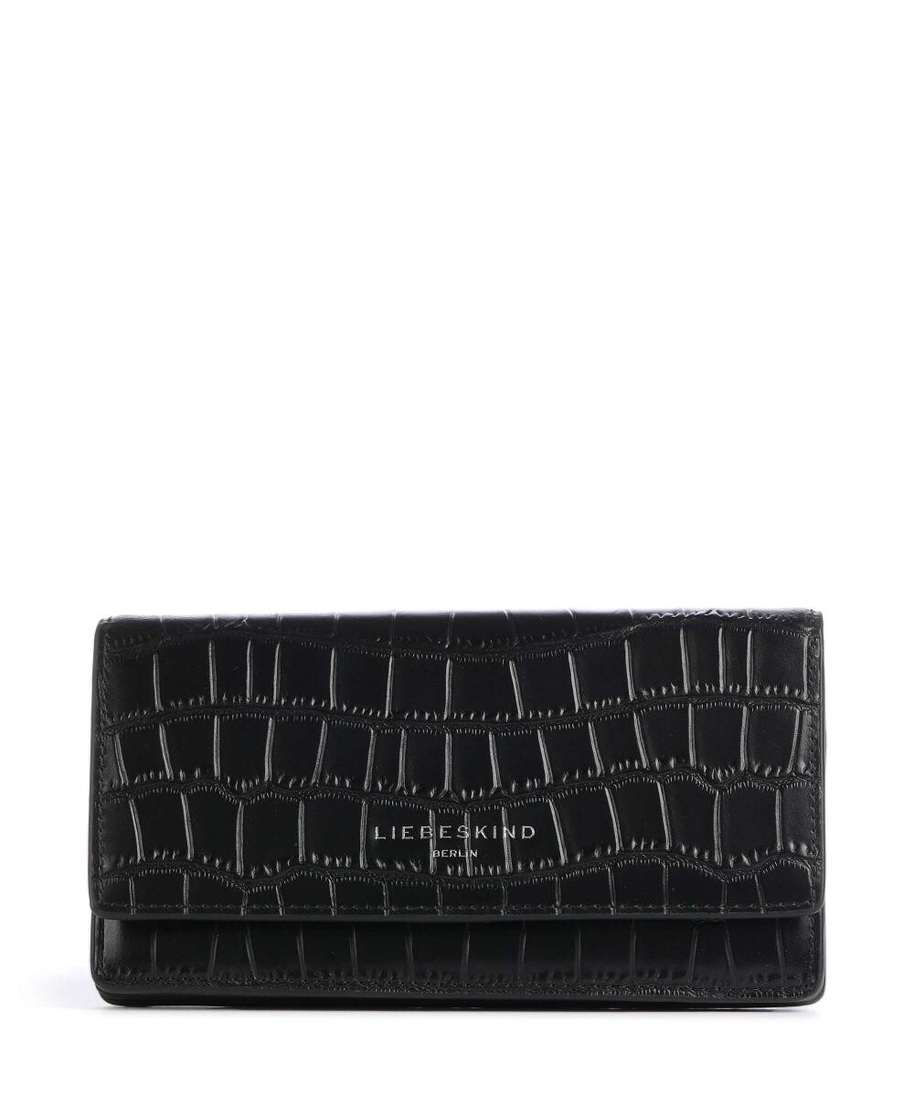 

Кошелек croco slam из тисненой кожи Liebeskind, черный