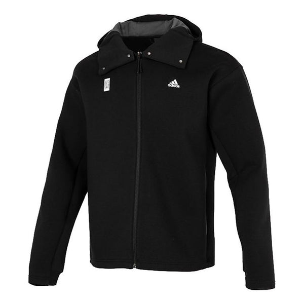 Куртка adidas Wj Jkt Warm Casual Sports Hooded Jacket Black, черный