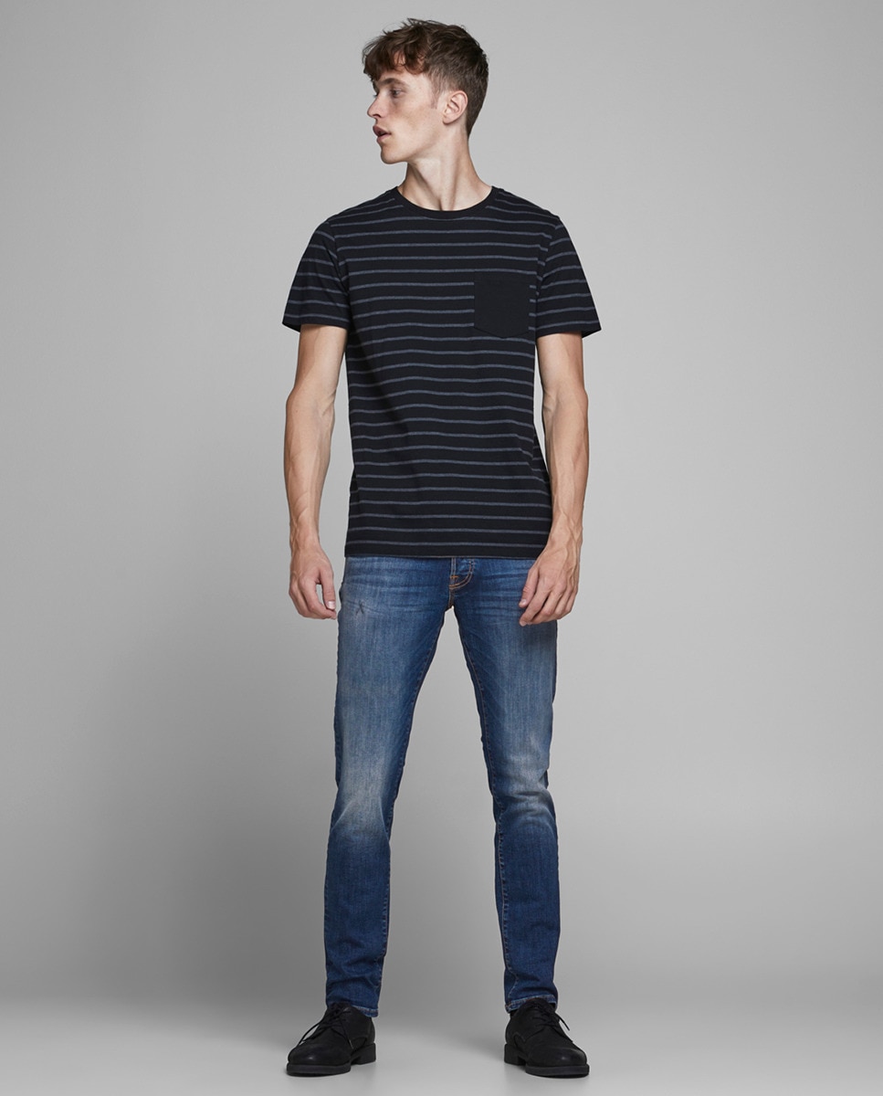 

Мужские узкие синие джинсы Glenn Jack & Jones, синий