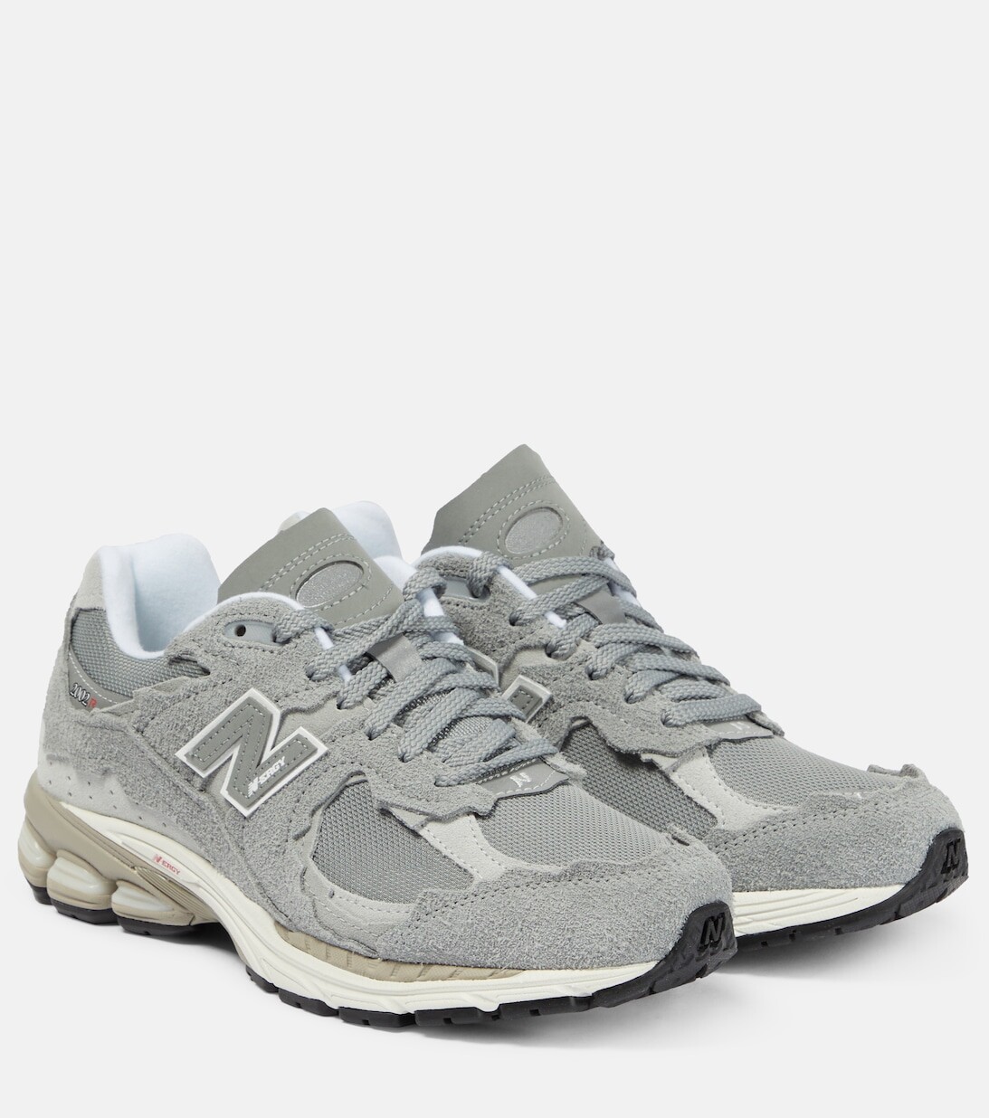 

Кожаные кроссовки M2002 New Balance, серый