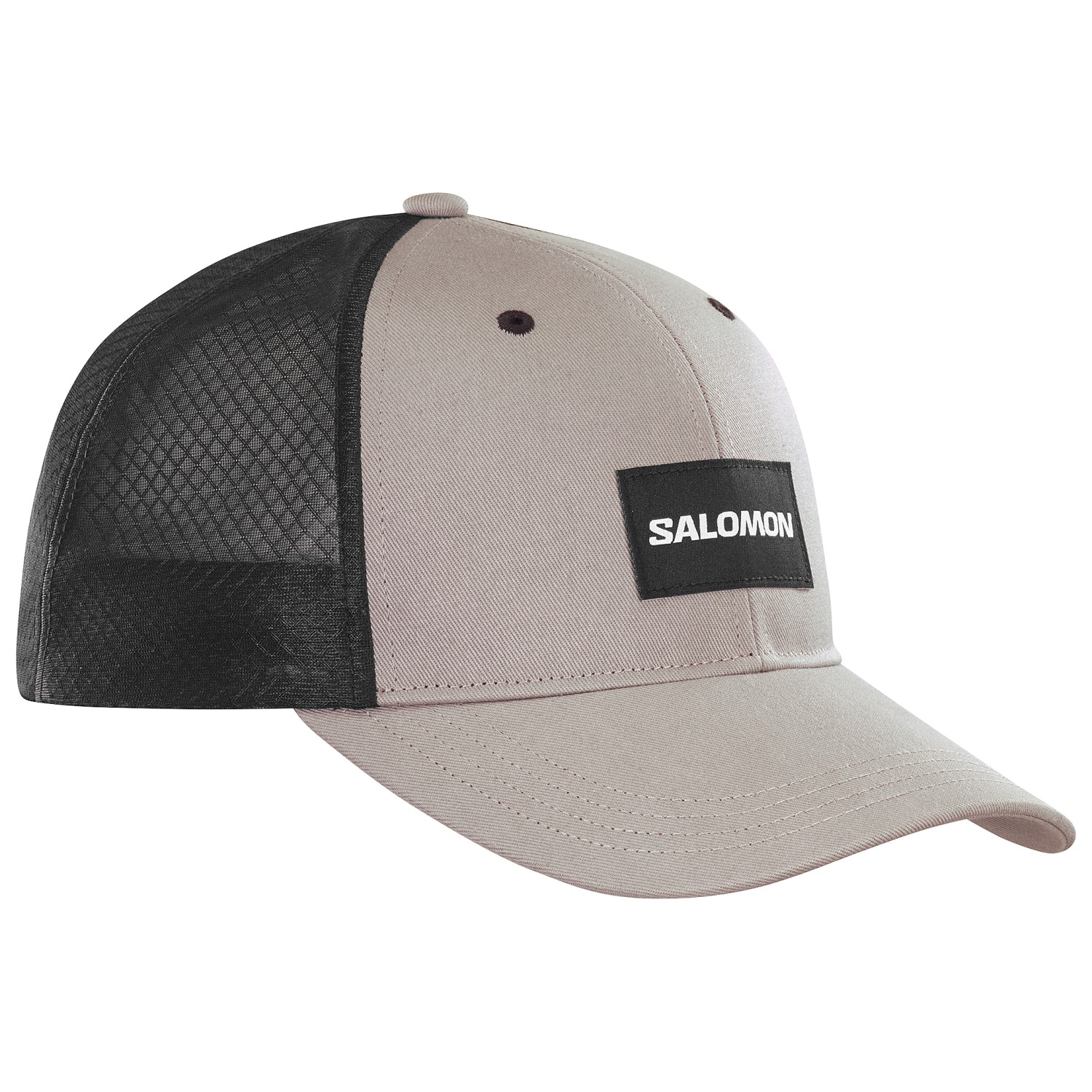 Кепка Salomon Trucker Curved, цвет Frost Gray/Deep Black цена и фото