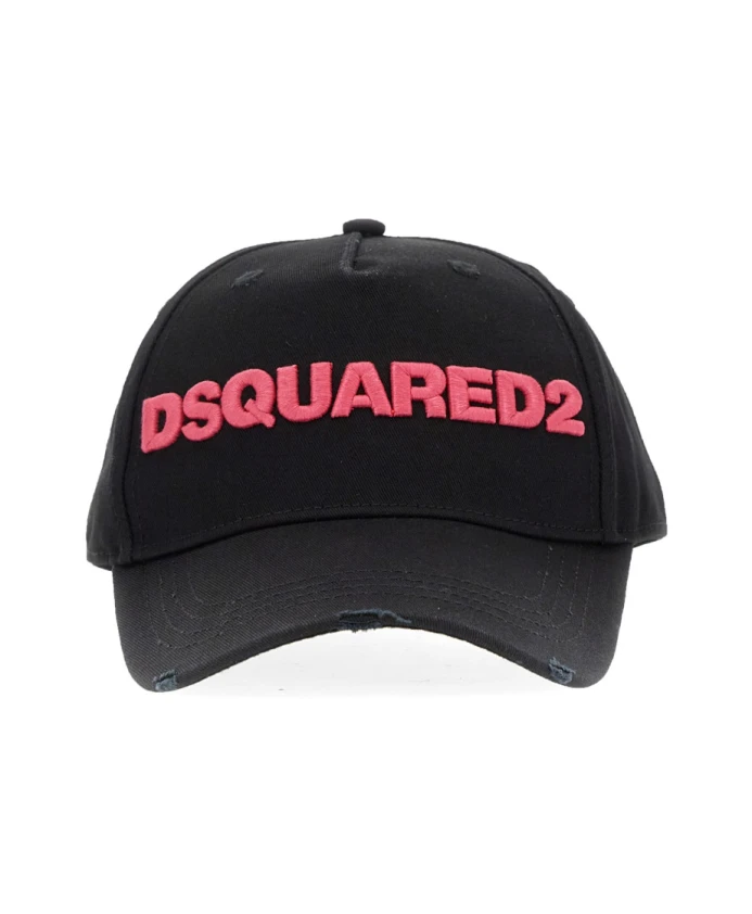 

Классическая бейсболка с жестким козырьком. Dsquared2, черный