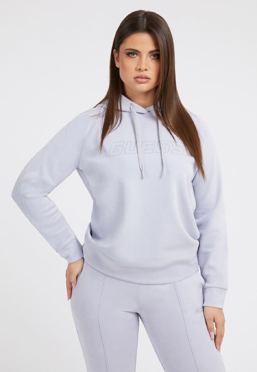 

Худи с капюшоном Guess, синий