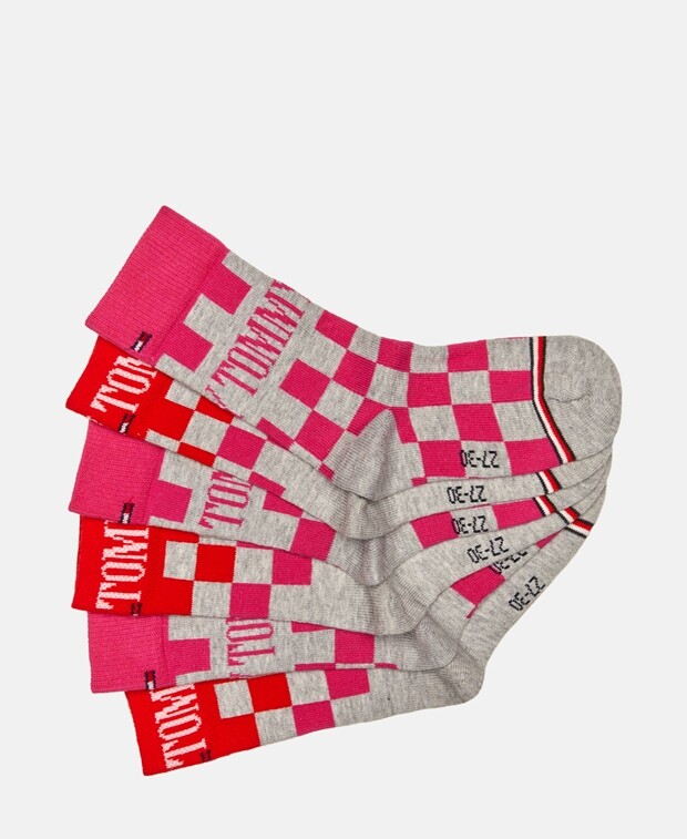 

Носки, упаковка 6 шт. Tommy Hilfiger, пурпурный